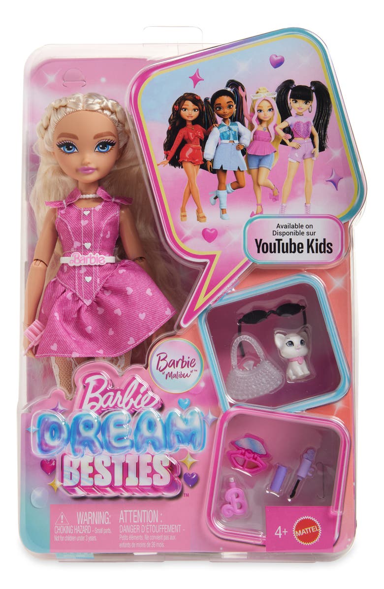 Barbie Dream Besties Malibu Doll, Main, color, Pink Multi