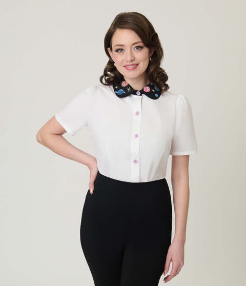 1940s Collared Blouse
