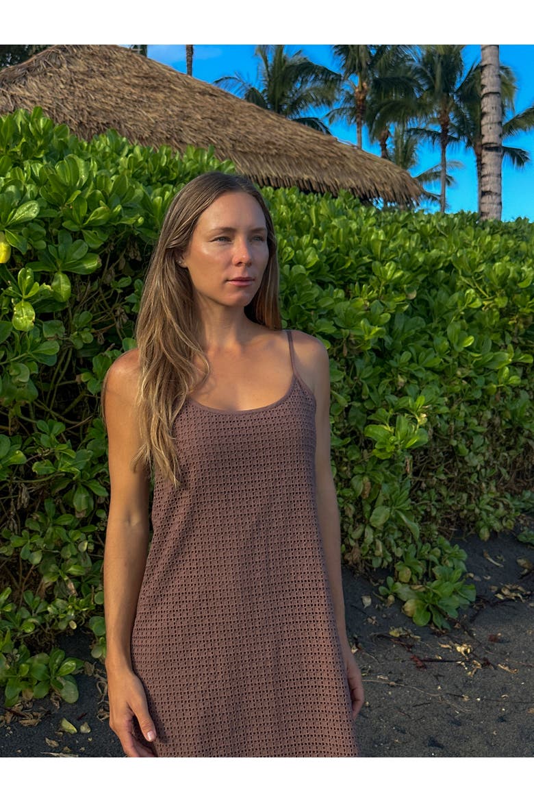 Figo Tank Dress, Alternate, color, Brown
