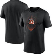 Nike Men's  Nike  Black Cincinnati Bengals Big & Tall Blitz Legend Icon T-Shirt
