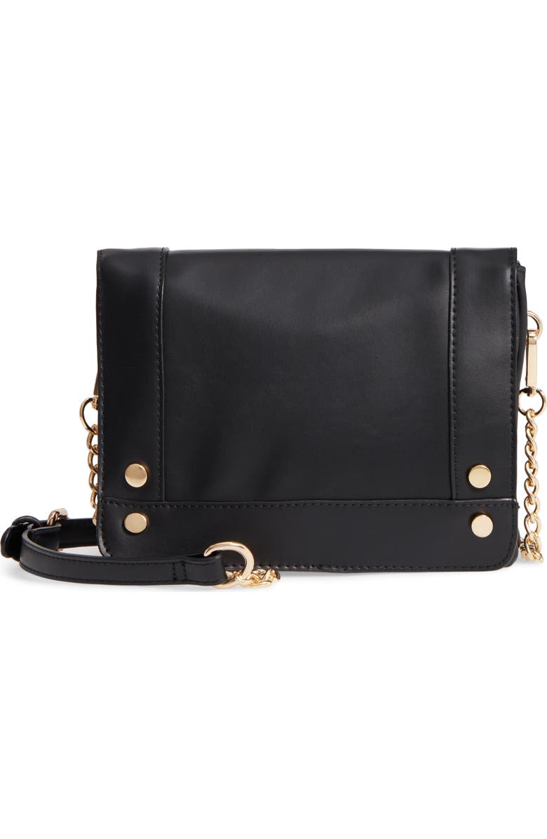 BP. Studded Faux Leather Crossbody Bag, Main, color,