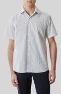 Robert Barakett Turcot Floral Short Sleeve Button-Up Shirt