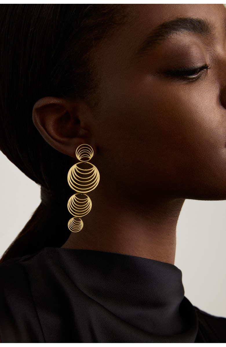 Dean Davidson Salvador Long Drop Earrings, Alternate, color, Gold