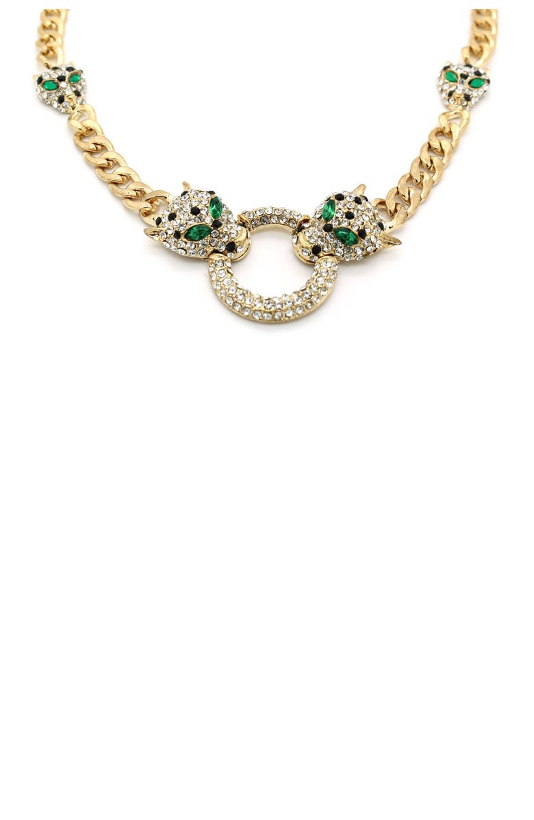 EYE CANDY LOS ANGELES Bite My Necklace, Alternate, color, Gold