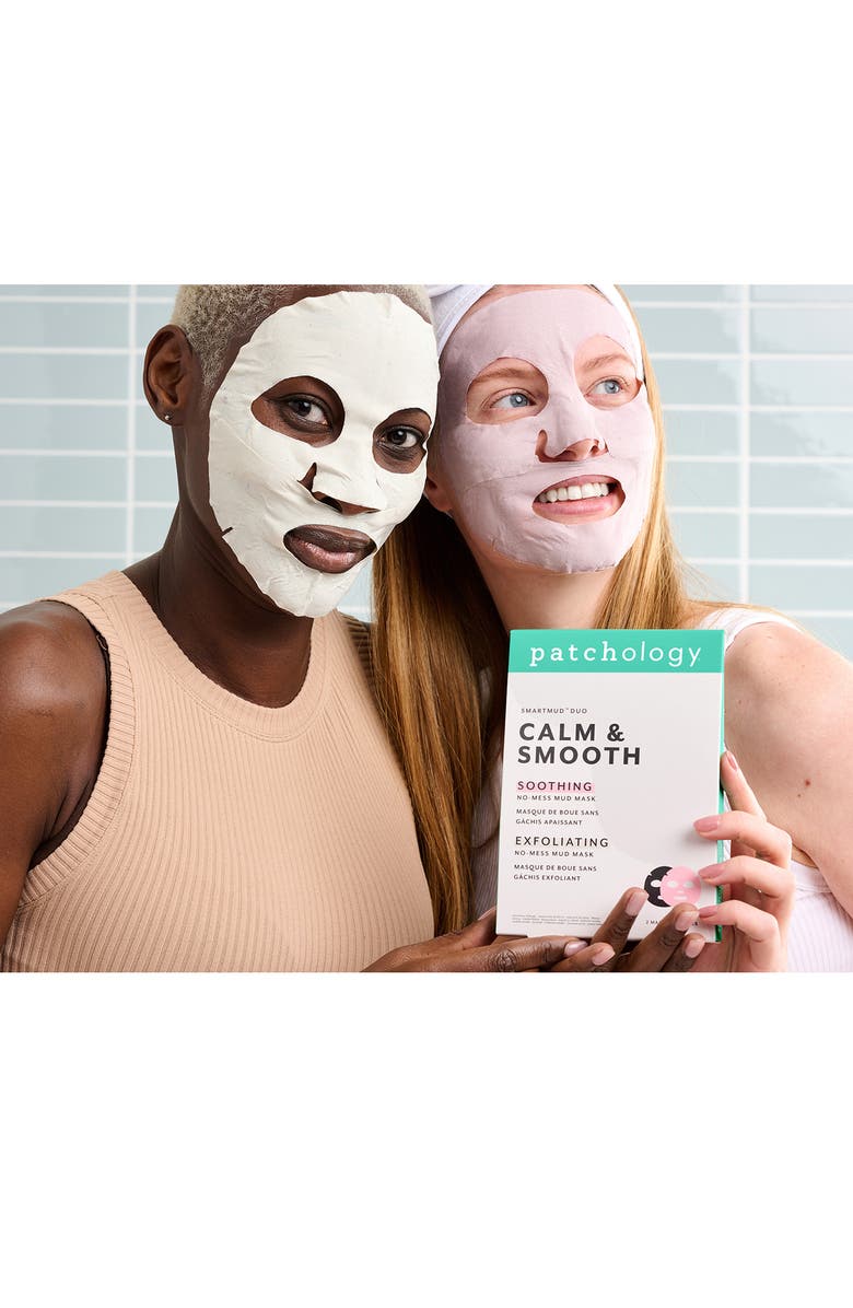 Patchology SmartMud<sup>™</sup> Duo Calm & Smooth Sheet Masks, Alternate, color,