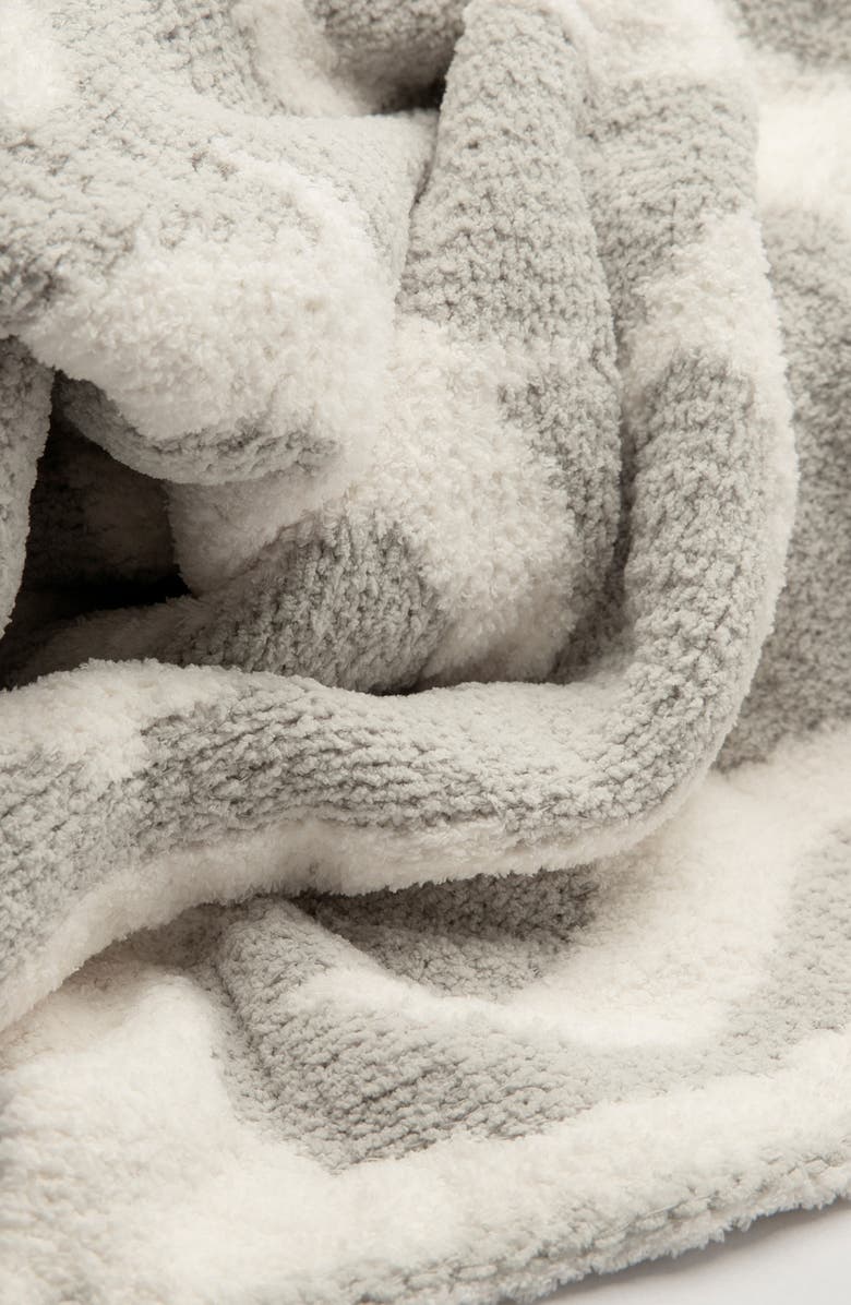 Sunday Citizen Casablanca Throw, Alternate, color, Cloud Grey - Off White