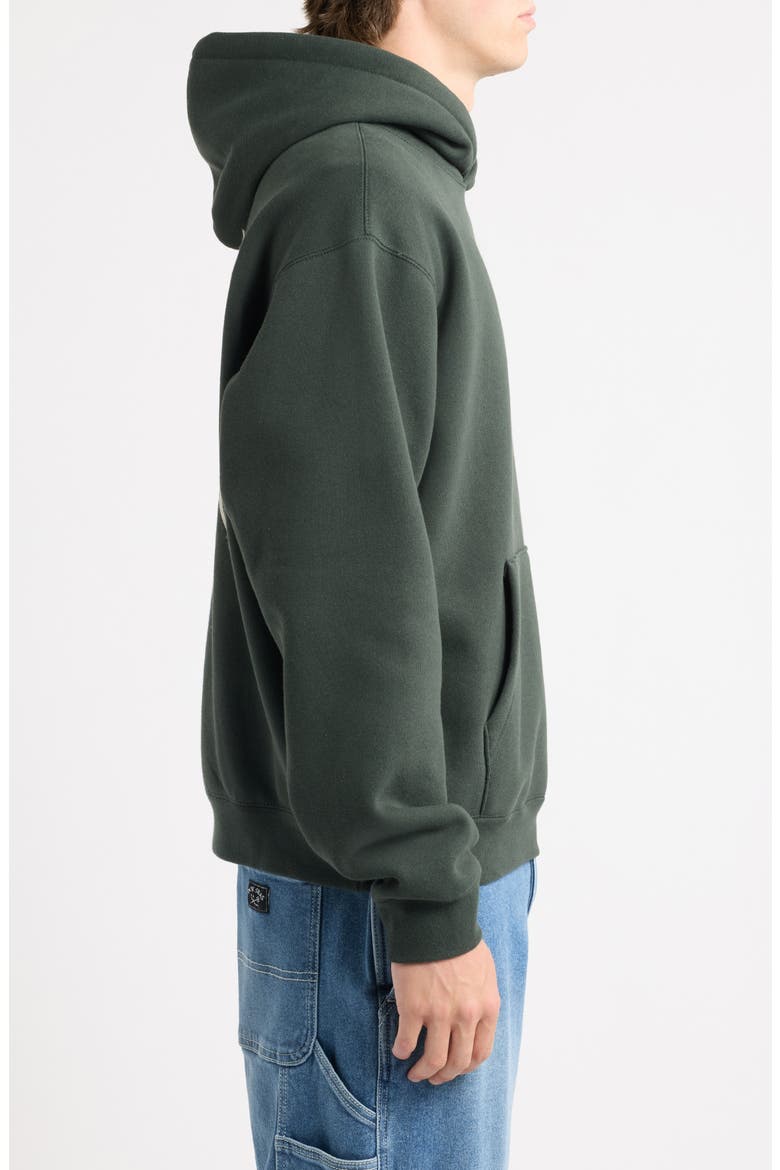 Alamo Logo Graphic Fleece Hoodie, Alternate, color, GREEN