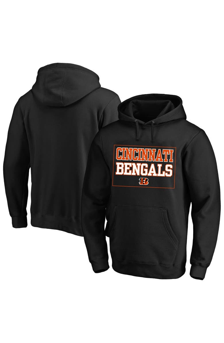 FANATICS Men's Fanatics  Black Cincinnati Bengals Big & Tall Fleece Hoodie, Main, color, Black