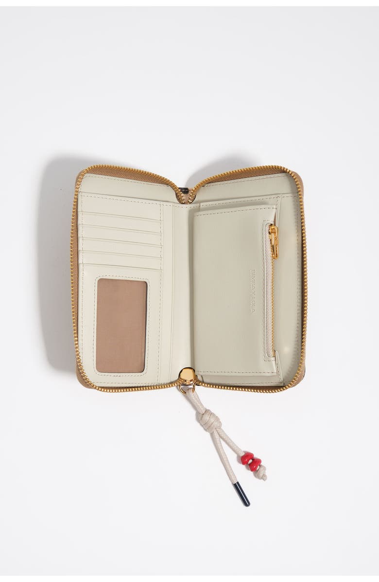 Bimba y Lola Nylon Medium Wallet, Alternate, color, Leopard Natural