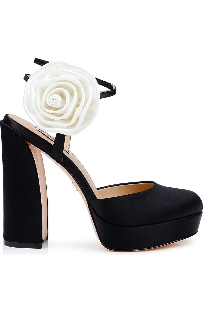 Badgley Mischka Collection Janessa Ankle Strap Platform Pump, Alternate, color,