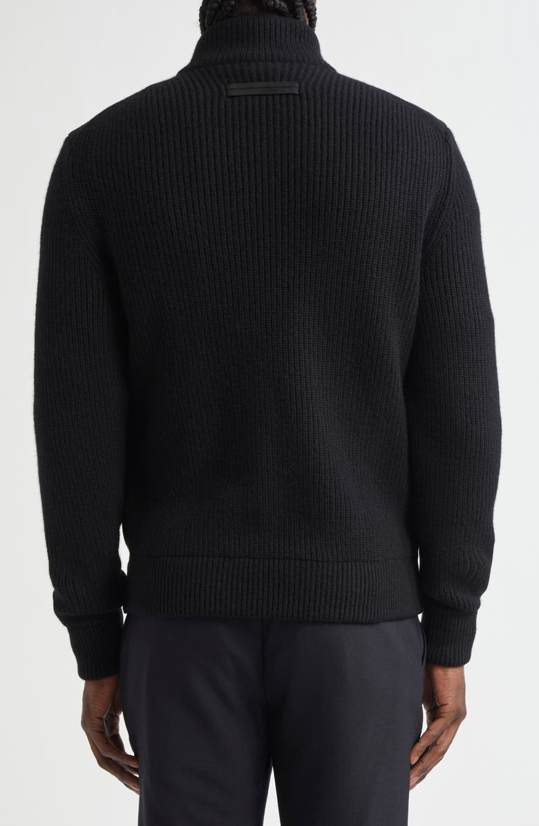 ZEGNA Oasi Cashmere Down Puffer Jacket, Alternate, color, Black