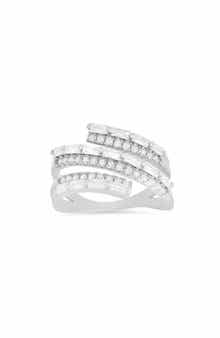 Queen Jewels Cubic Zirconia Spiral Ring
