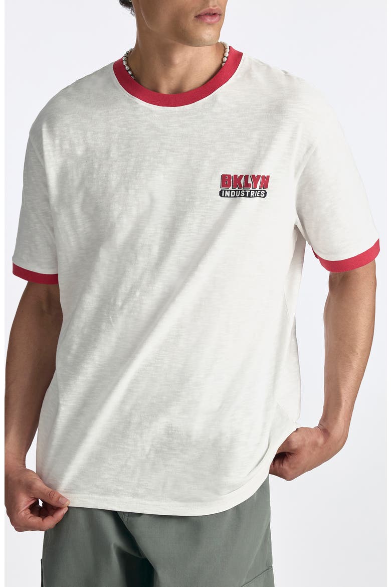 Logo Graphic T-Shirt, Main, color, ANTIQUE WHITE