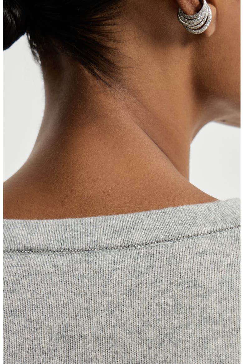 Cashmere sweater, Alternate, color, Pebble