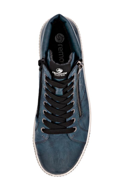 Remonte Maditta 72 High Top Sneaker In Blue