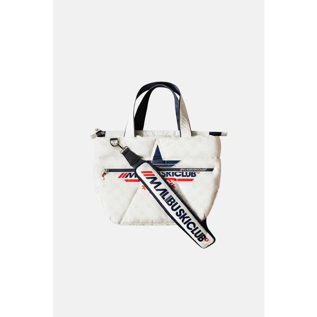 Malibu Ski Club Snowstar Tote In White