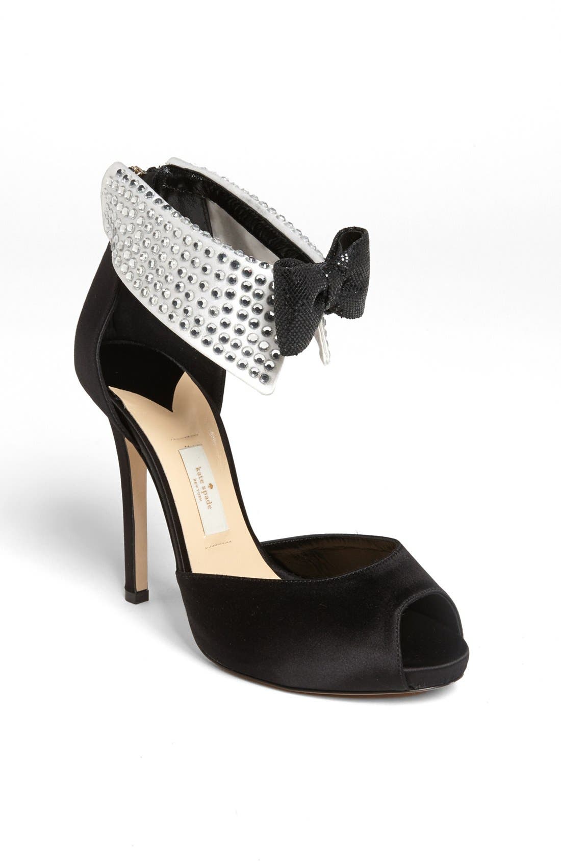 Kate Spade New York 'black tie' pump, Main, color, 