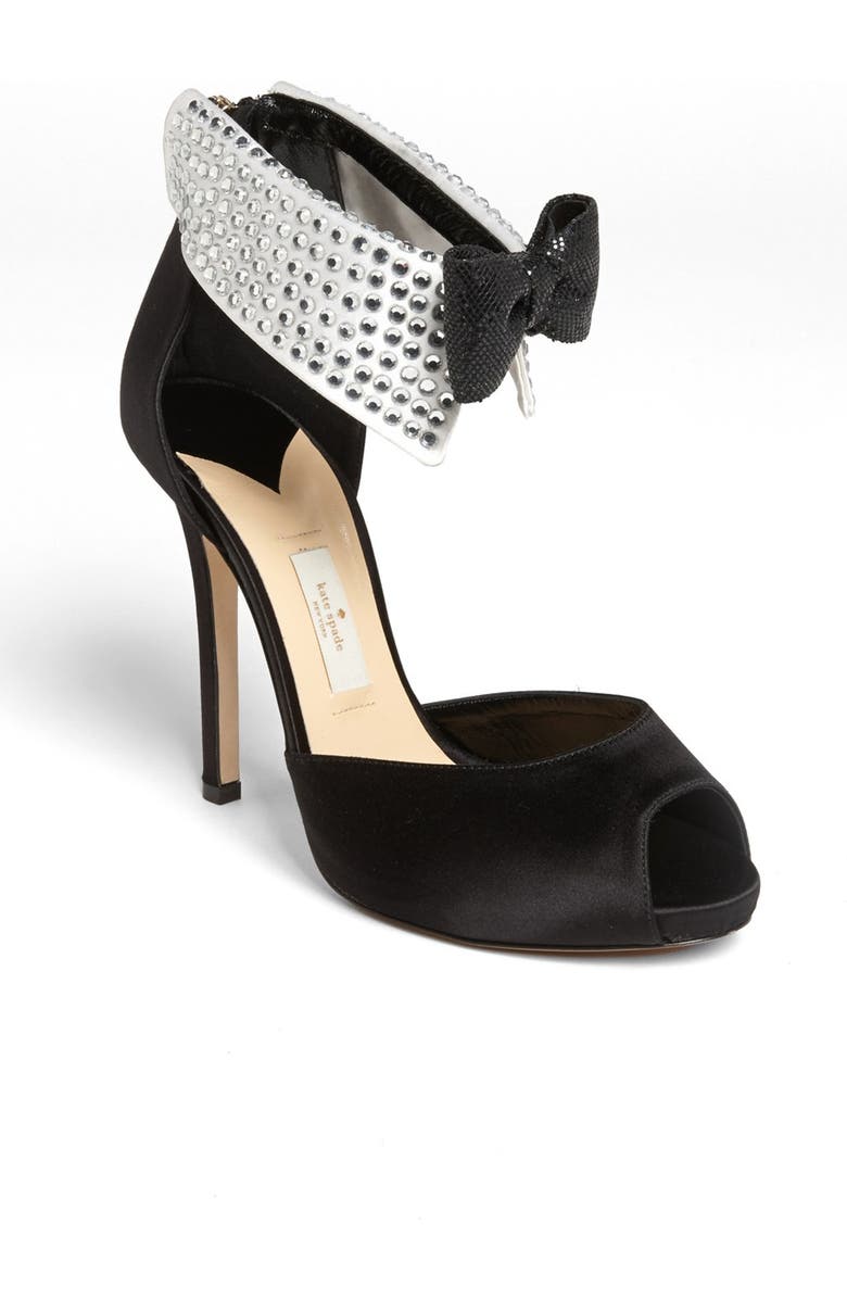 Kate Spade New York 'black tie' pump, Main, color,