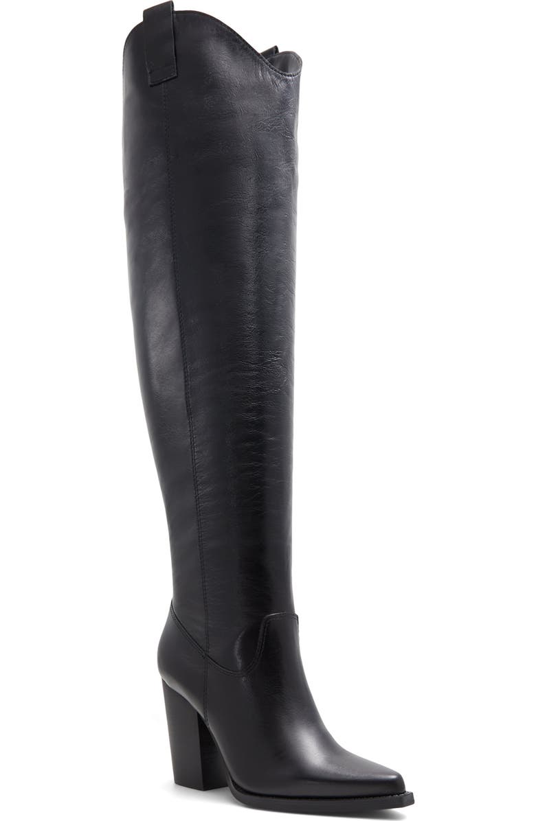 ALDO Beatrine Pointed Toe Over the Knee Boot, Main, color,