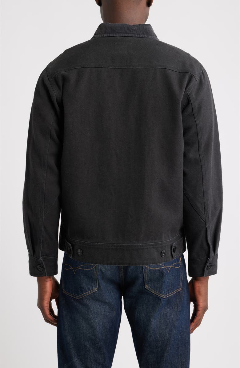 Rails Ketter Hemp & Organic Cotton Zip-Up Barn Jacket, Alternate, color, Raven