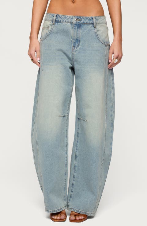Ilara Low Rise Barrel Jeans