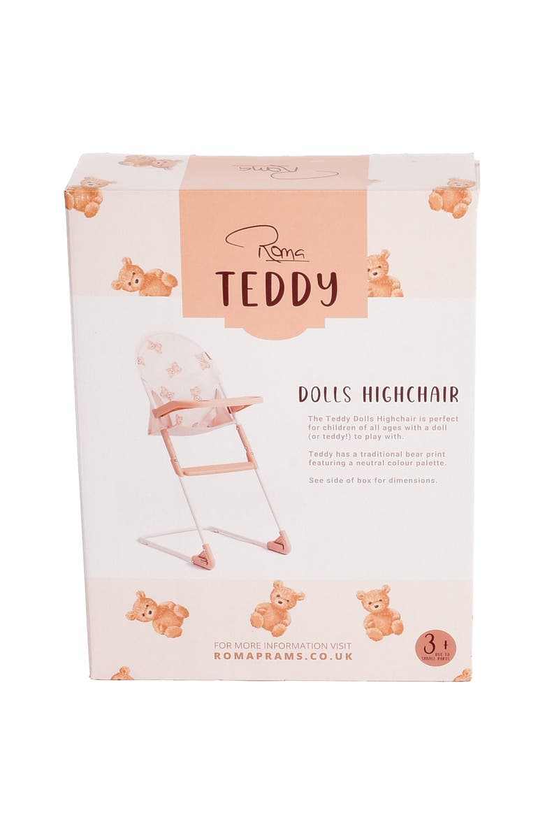 Roma Prams Teddy Doll Highchair Feeding Tray, Kids 3+, Alternate, color, Beige