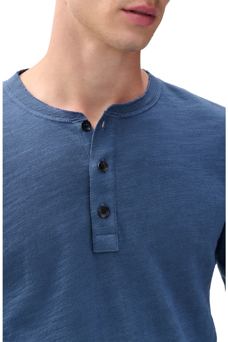 Classic Slim Fit Henley, Alternate, color, BLUE