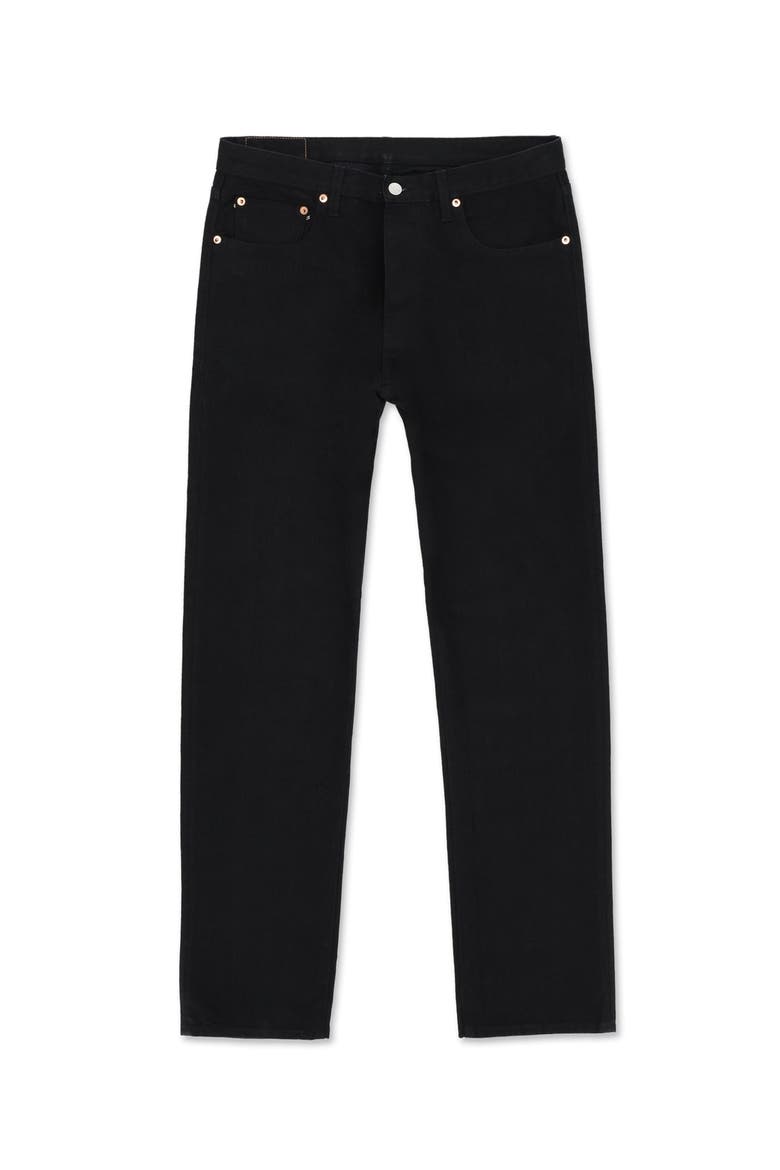 356 Jaky Japan Selvedge 5-Pocket Regular Fit Black Denim, Main, color, D900