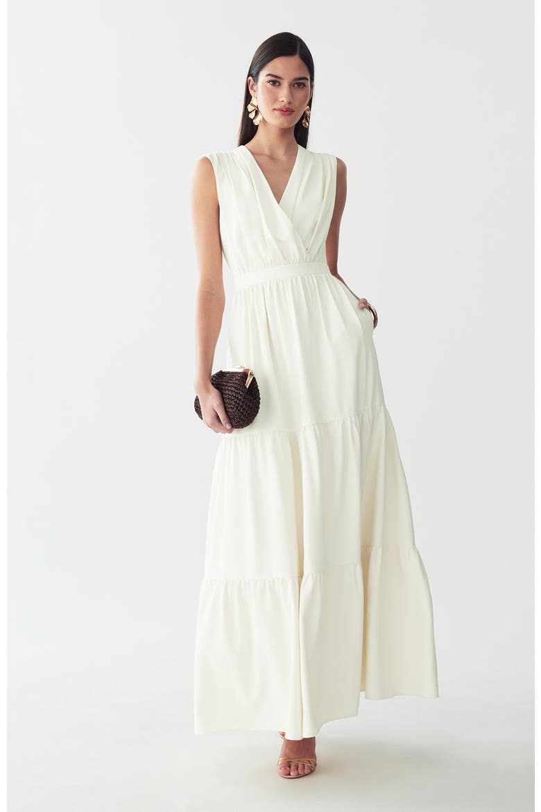 Grennan Maxi Dress, Alternate, color, Cream