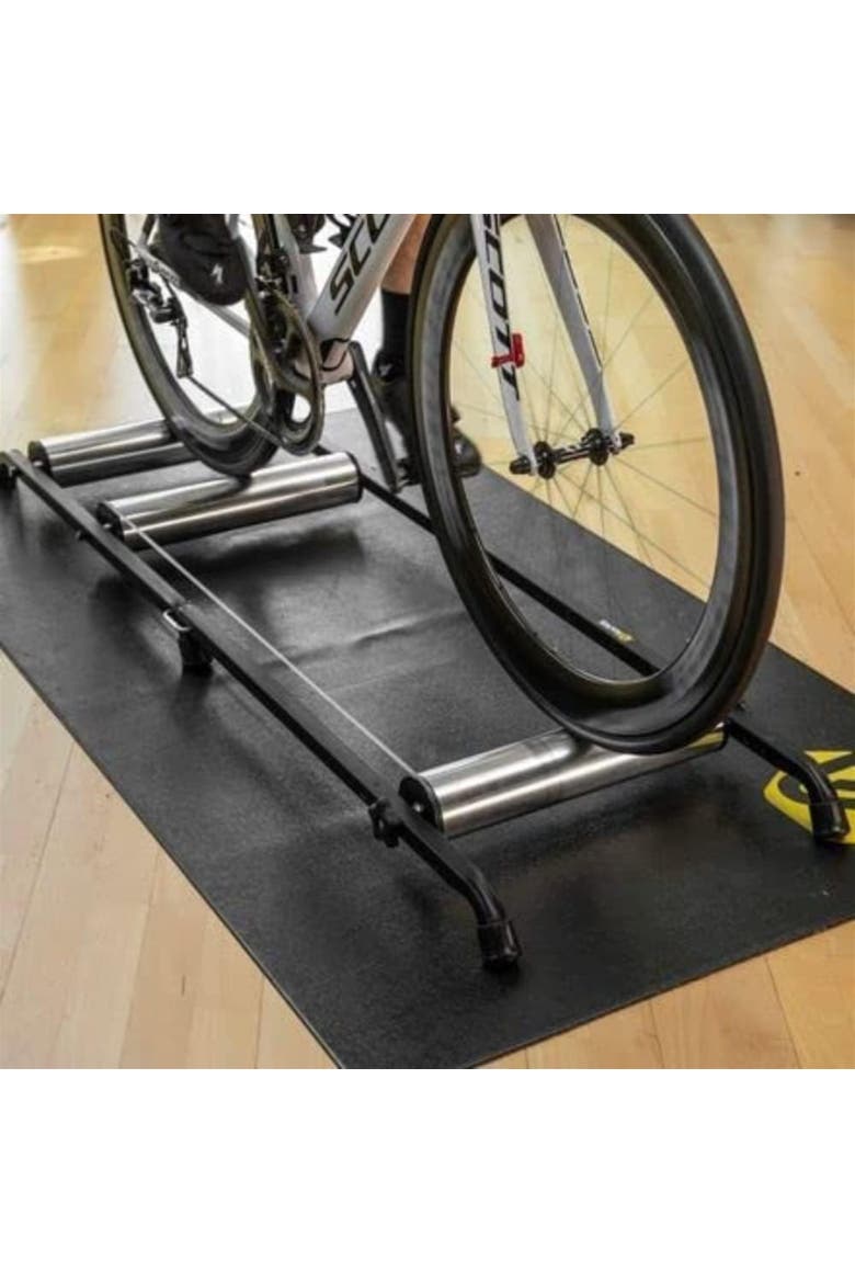 Non-Slip Trainer Accessory Mat for Floor Protection, Alternate, color, Black