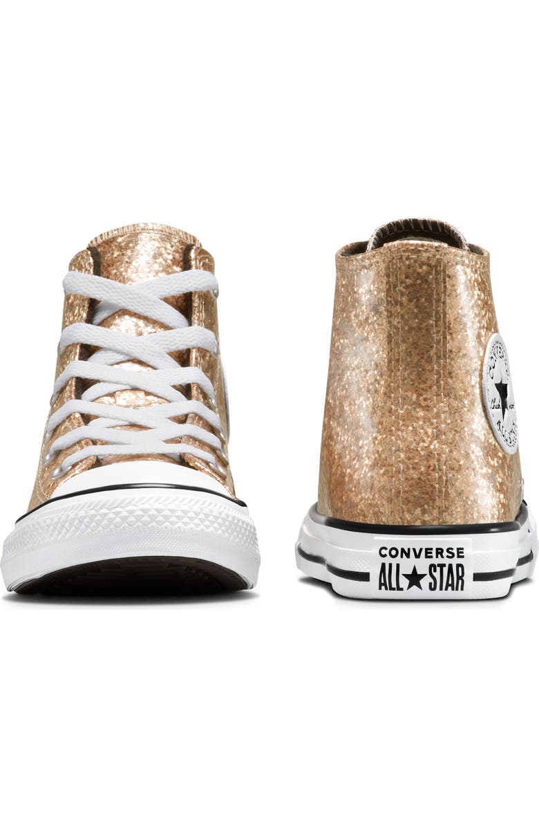 Converse Kids' Chuck Taylor All Star Glitter High Top Sneaker, Alternate, color,