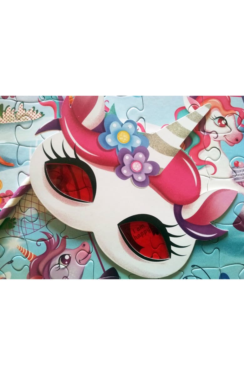 Chalk & Chuckles Unicorn puzzle, Alternate, color, NO COLOR