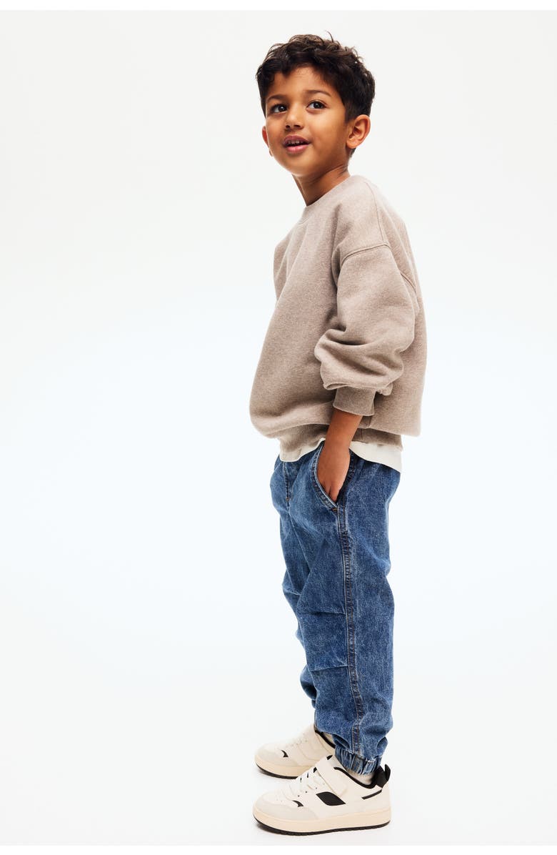 H&M Denim Joggers, Alternate, color, 