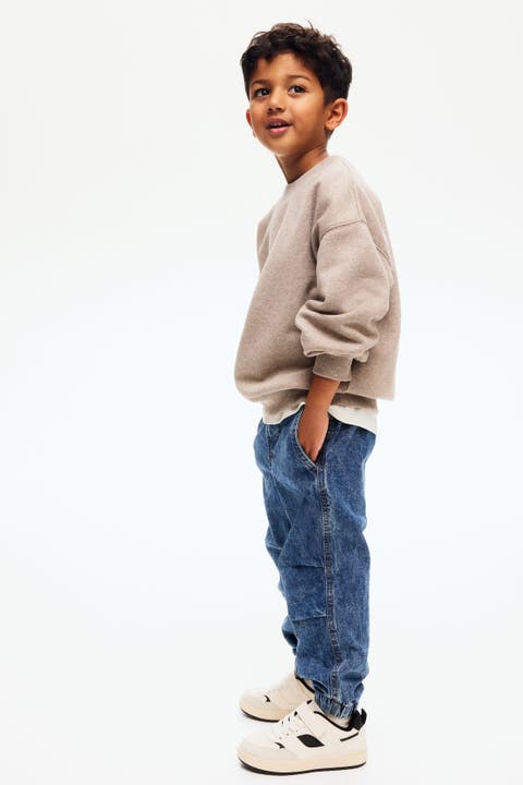 Denim joggers