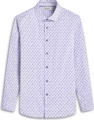 Bugatchi Jimmy OoohCotton® Paisley Button-Up Shirt
