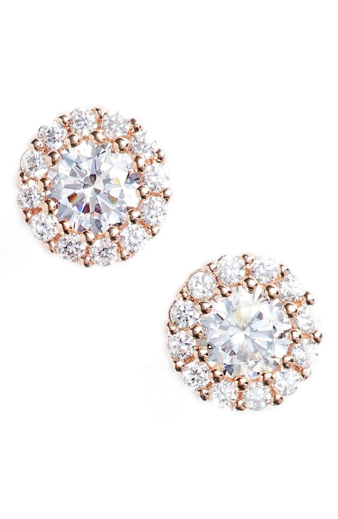 Nordstrom Demi Fine Precious Metal Plated Cubic Zirconia Stud Earrings ...