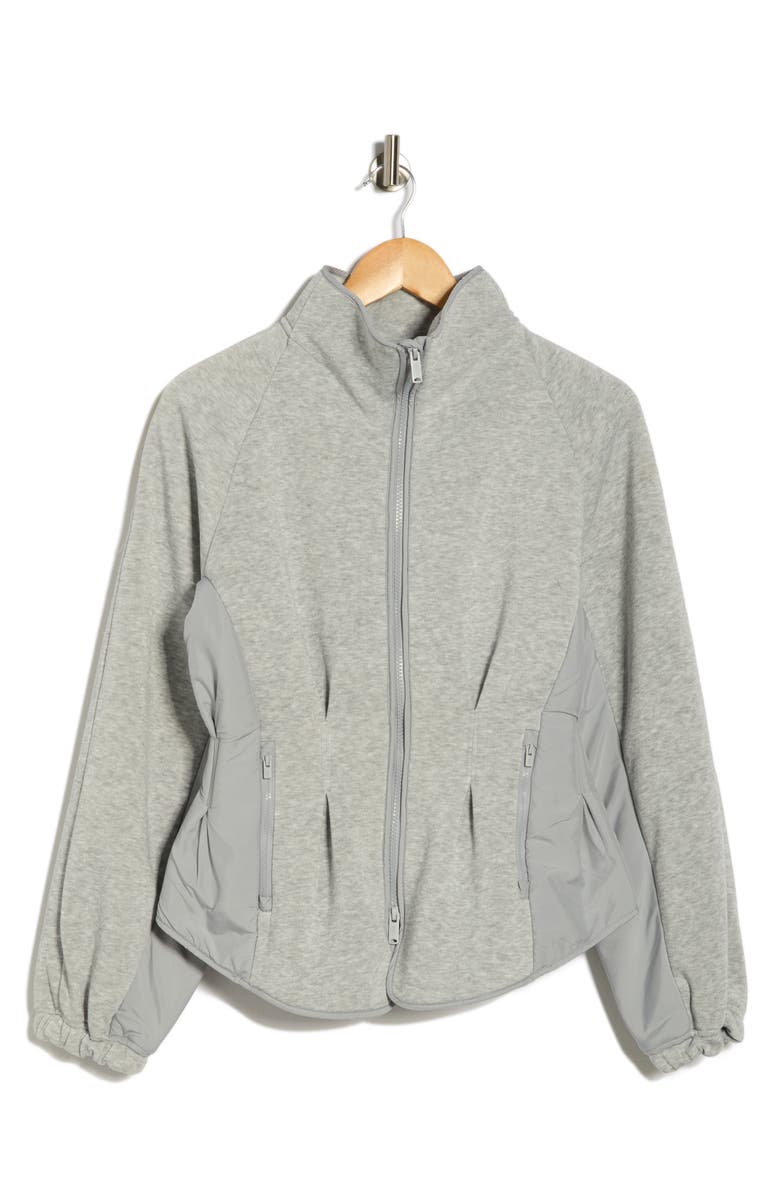 FP Movement by Free People Gia Fleece Jacket, Alternate, color, Grey