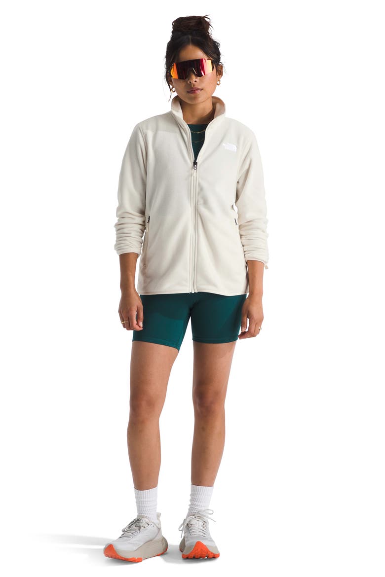 Glacier Fleece Jacket, Alternate, color, WHITE DUNE