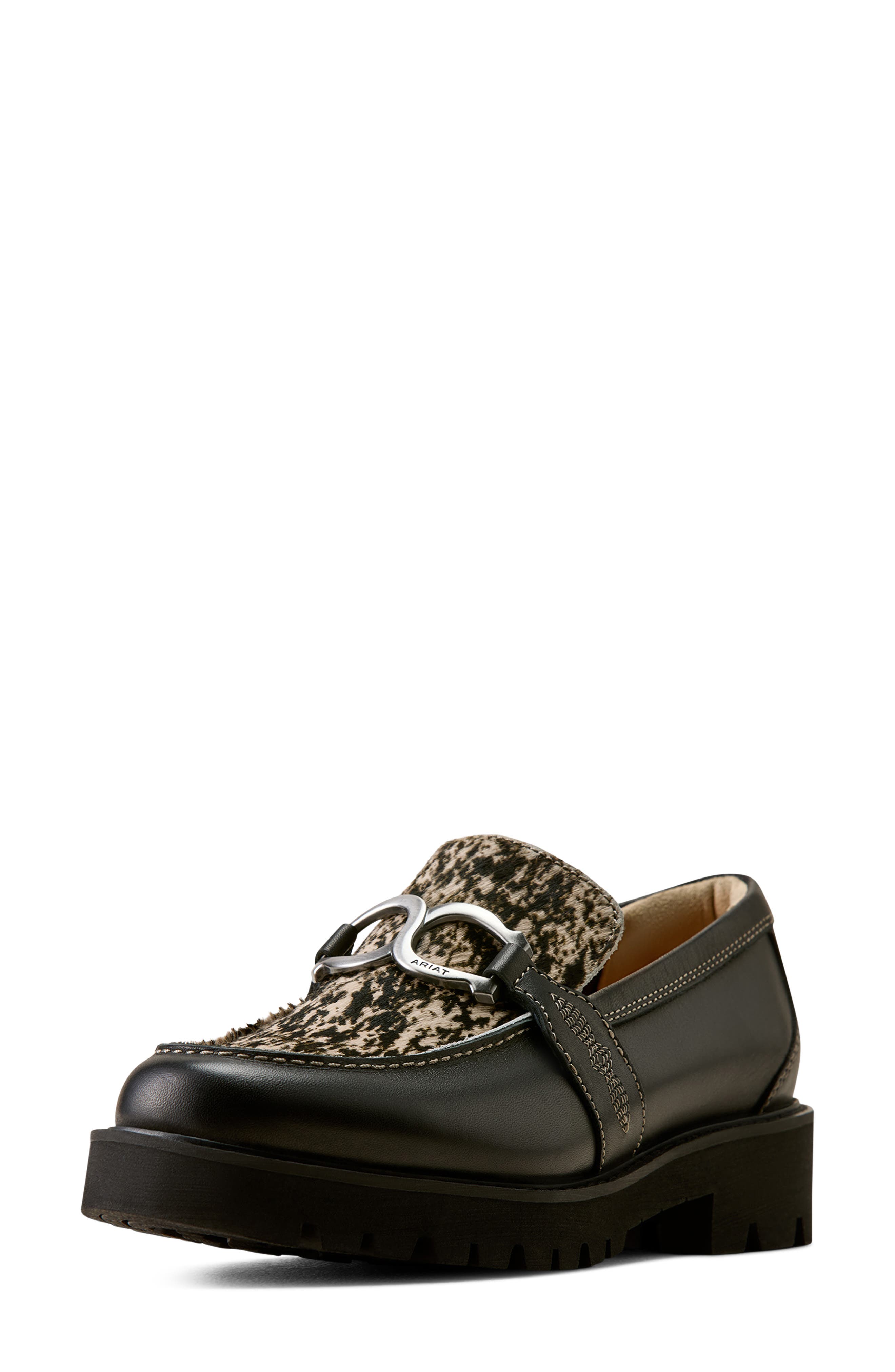 Stratford Bit Loafer, Alternate, color, BLACK