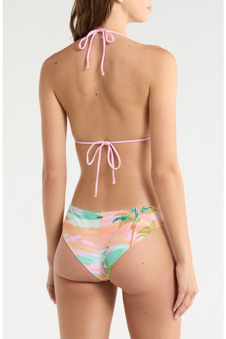 Topanga Canyon Hipster Bikini Bottoms, Alternate, color, PEACH