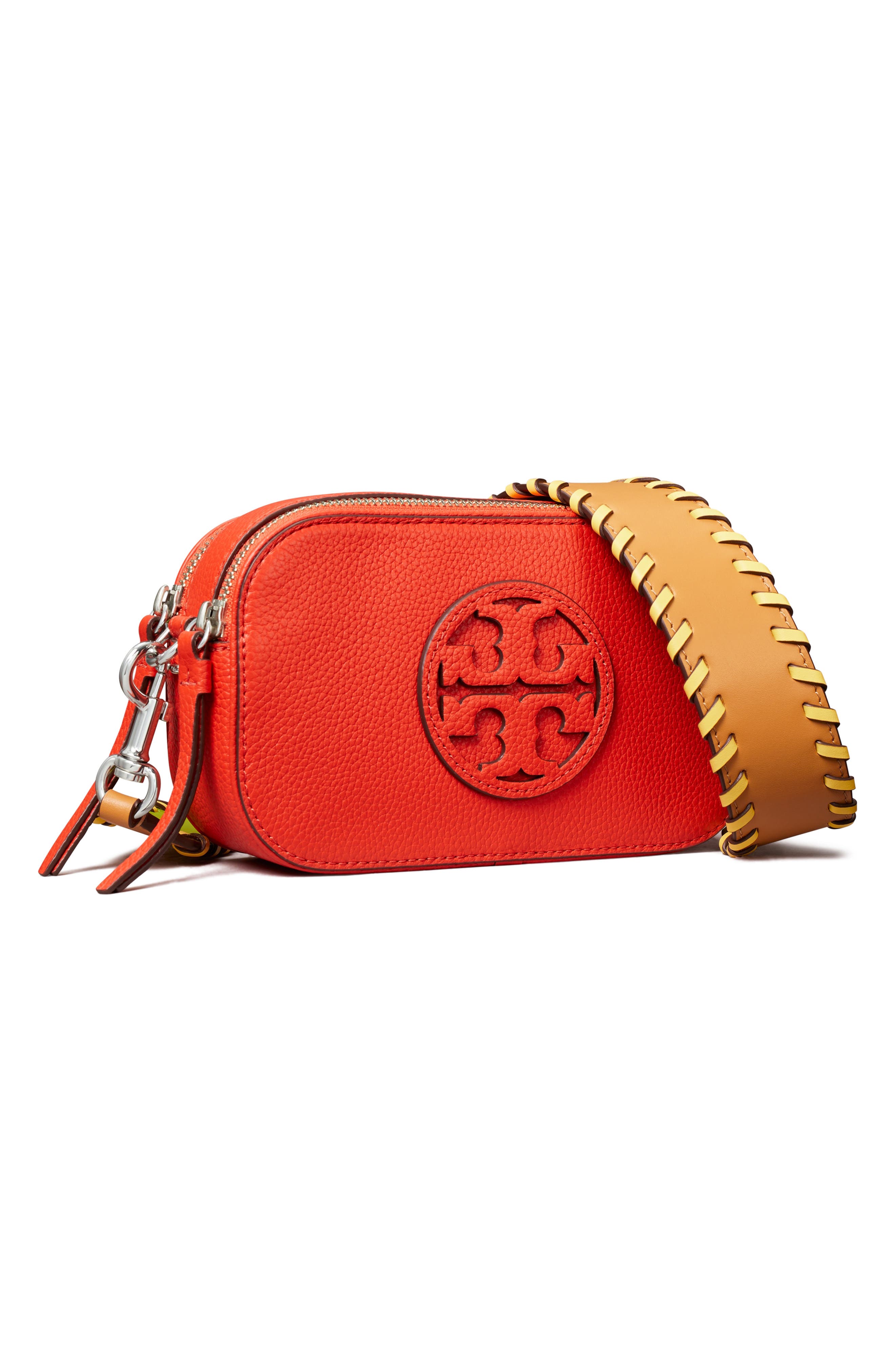 Tory Burch Mini Miller Leather Crossbody Bag, Alternate, color, 