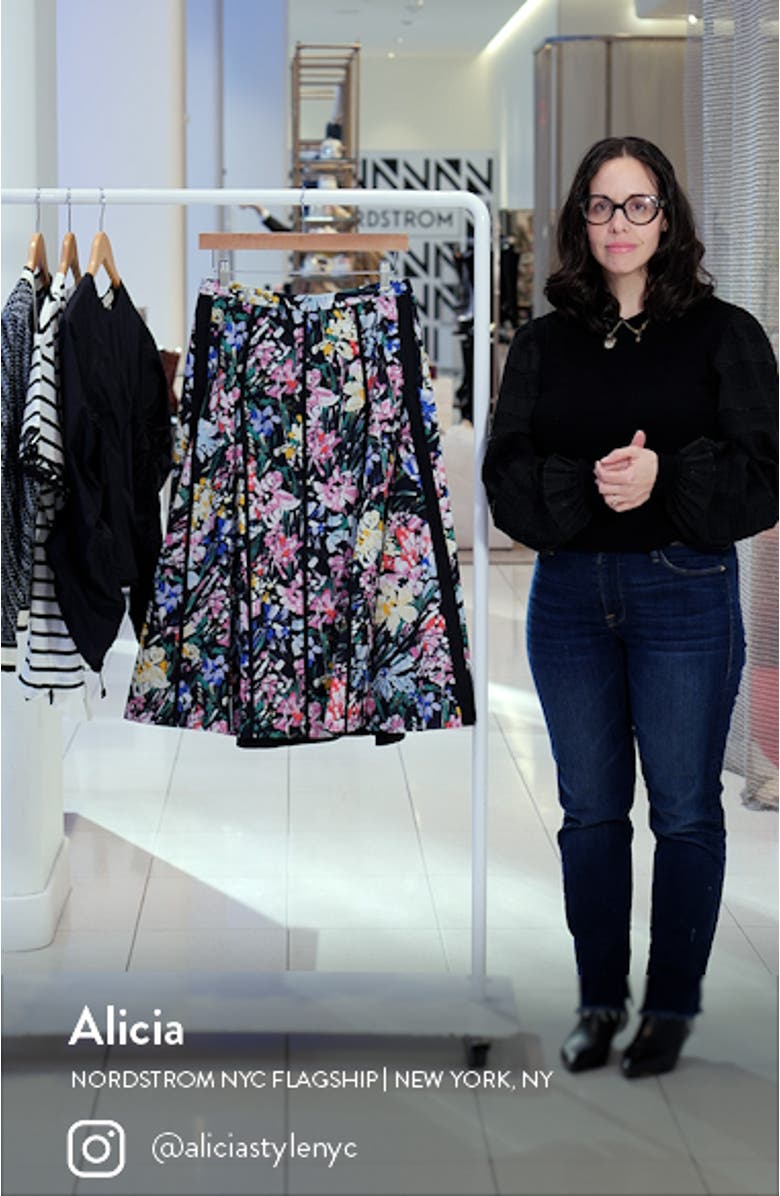 Flowerworks Godet Cotton Skirt, sales video thumbnail