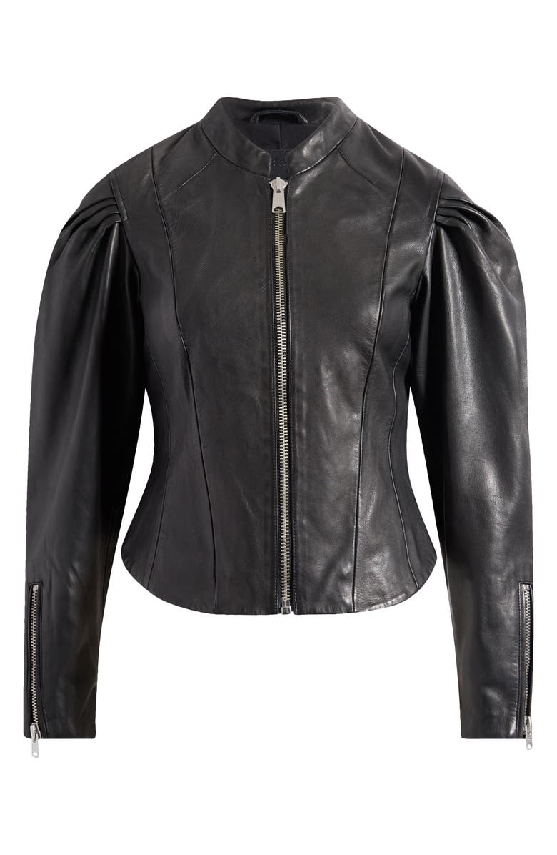 AllSaints Rayna Leather Biker Jacket, Alternate, color,
