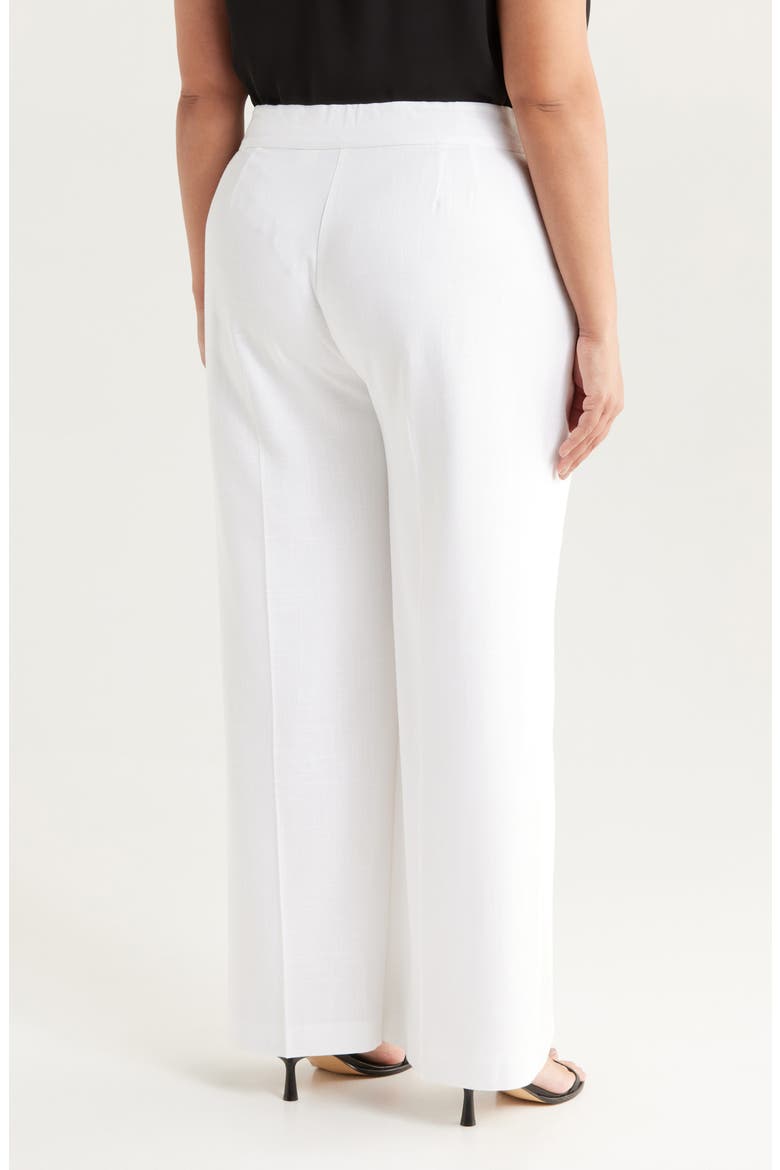Wide Leg Pants, Alternate, color, WHITE