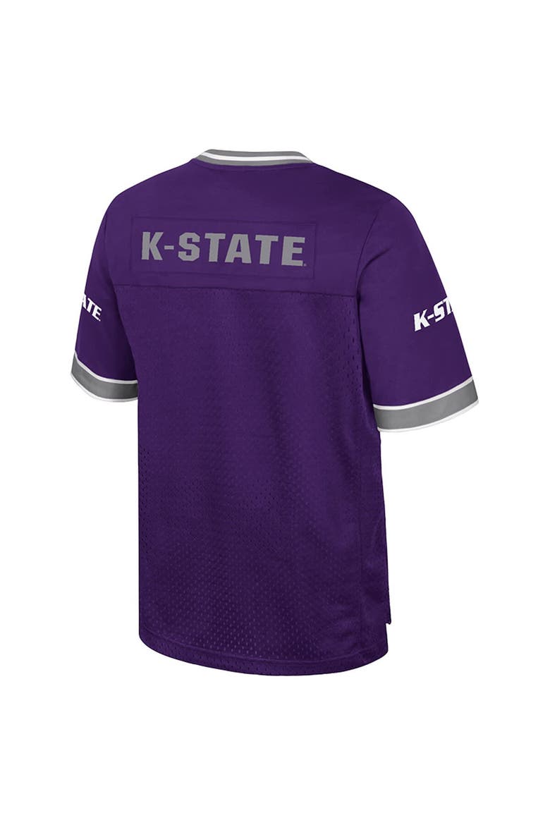 Men's Colosseum  Purple Kansas State Wildcats Nothing But The Hits Football Jersey, Alternate, color, Purple