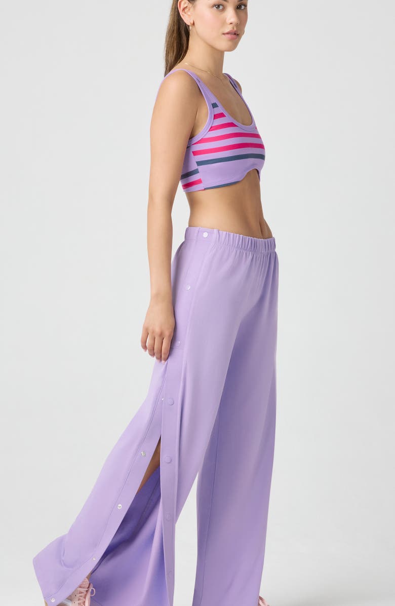Florence by Mills Snap Wide Leg Pants, Alternate, color, Millie Lavender