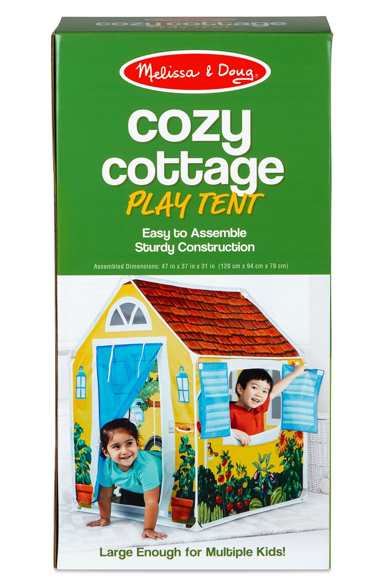 Melissa & Doug Cozy Cottage Play Tent, Alternate, color, 