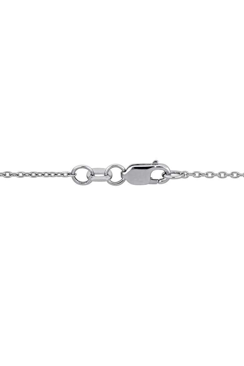 2 CTW Lab-Grown Diamond Heart Necklace, Alternate, color, White Gold