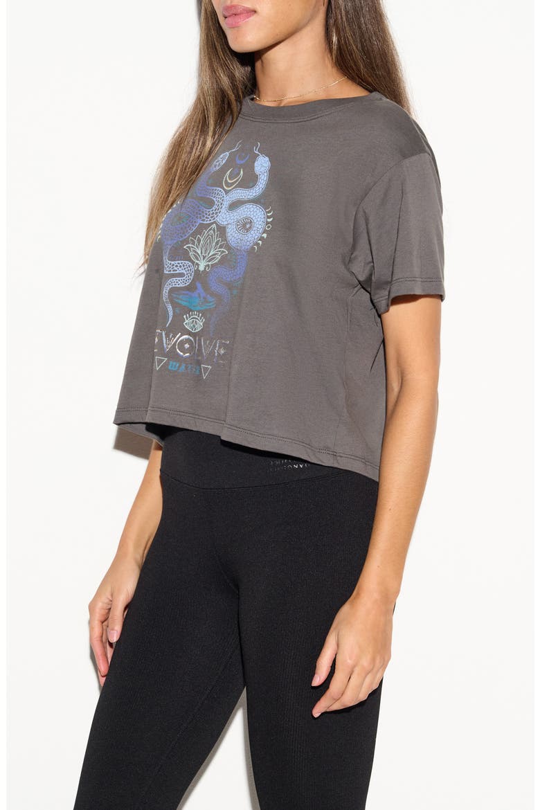 Snake Spirit Mercury Graphic T-Shirt, Alternate, color, VINTAGE BLACK