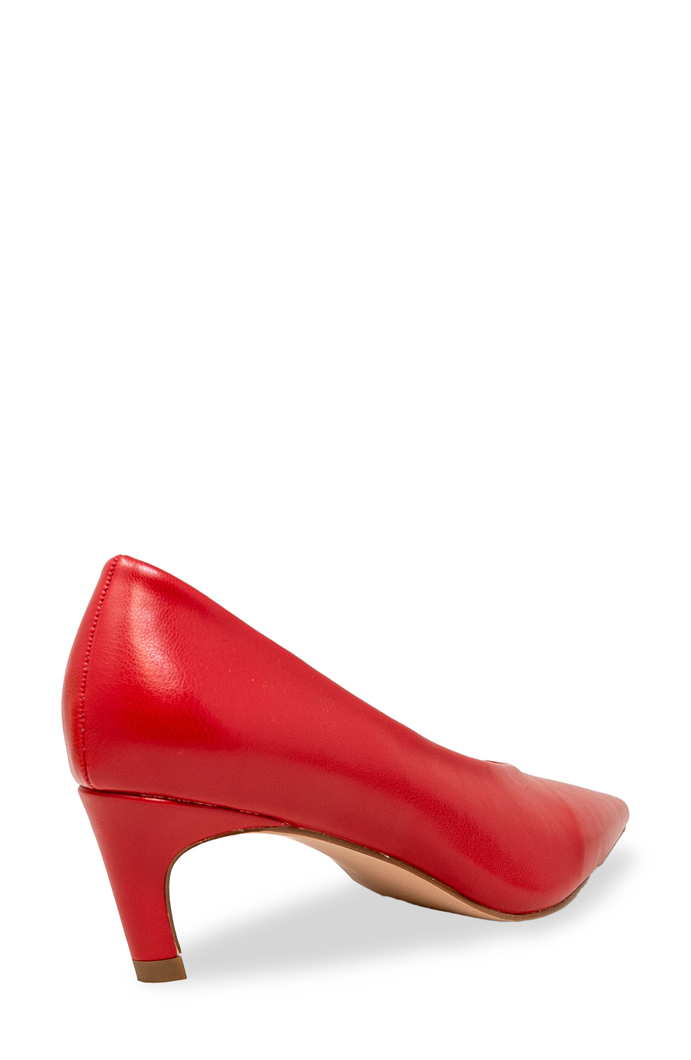 Zandra Pointed Toe Pump, Alternate, color, RED PU